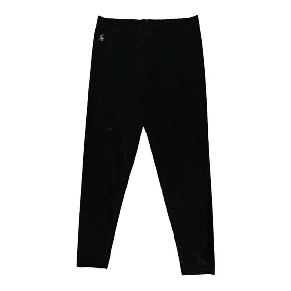 Polo Ralph Lauren Other - Polo | Girls Stretchy Black Velvet Leggings (8-10) 🖤